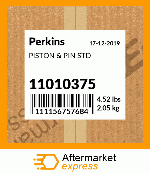 Spare part 11010375 + PISTON & PIN STD