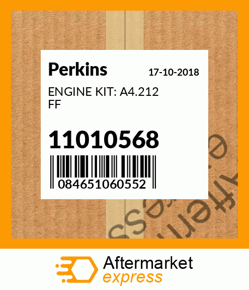 Spare part 11010568 + ENGINE KIT: A4.212 FF