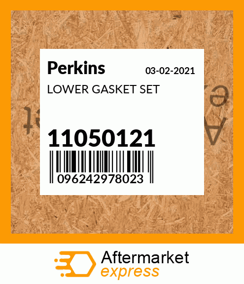 Spare part 11050121 + LOWER GASKET SET