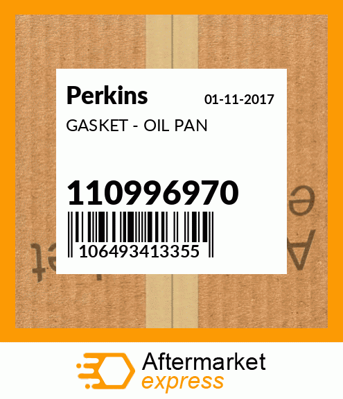 Spare part 110996970 + GASKET - OIL PAN