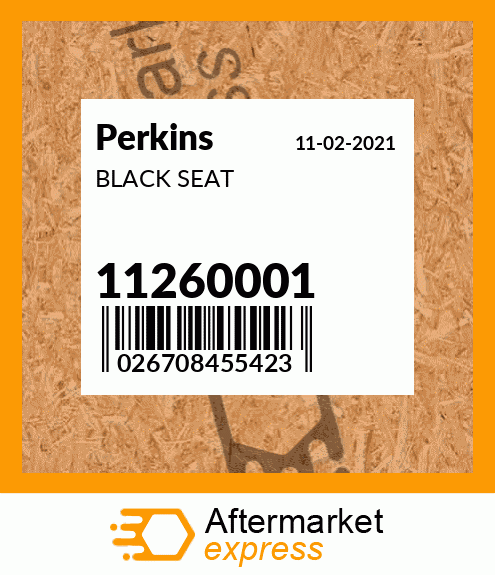 Spare part 11260001 + BLACK SEAT