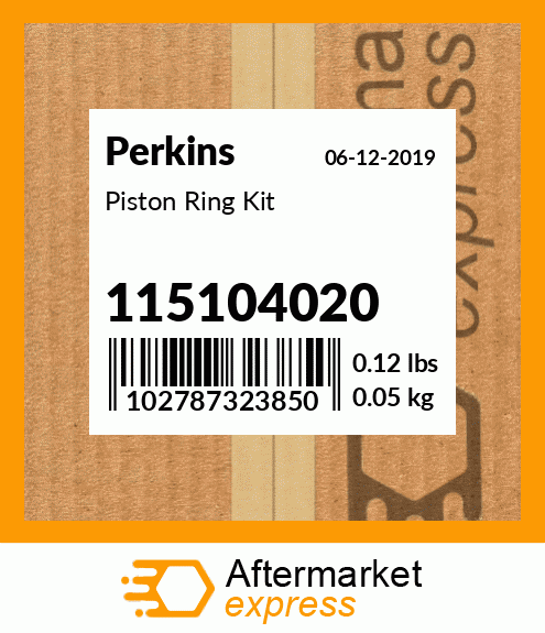 Spare part 115104020 + Piston Ring Kit