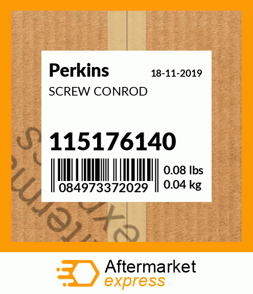 Spare part 115176140 + SCREW CONROD