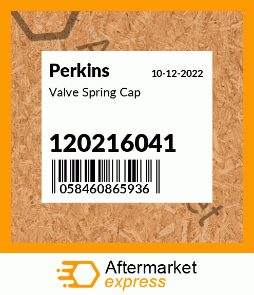 Spare part 120216041 + Valve Spring Cap