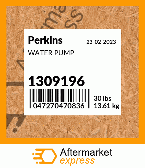 Spare part 1309196 + WATER PUMP