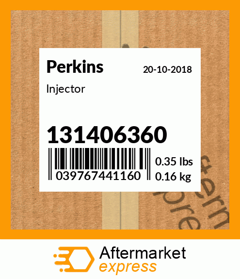 Spare part 131406360 + Injector