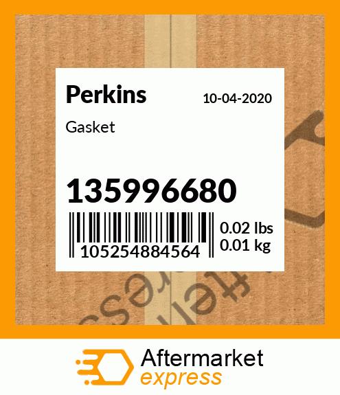 Spare part 135996680 + Gasket