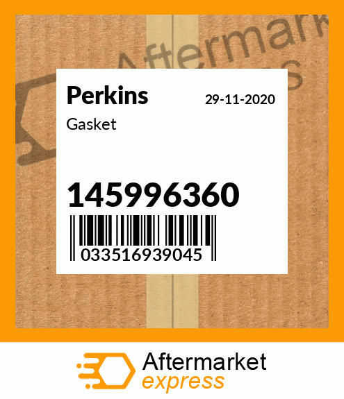 Spare part 145996360 + Gasket