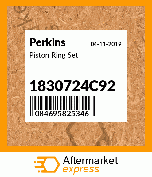 Spare part 1830724C92 + Piston Ring Set