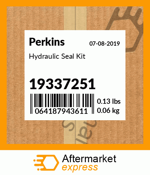 Spare part 19337251 + Hydraulic Seal Kit