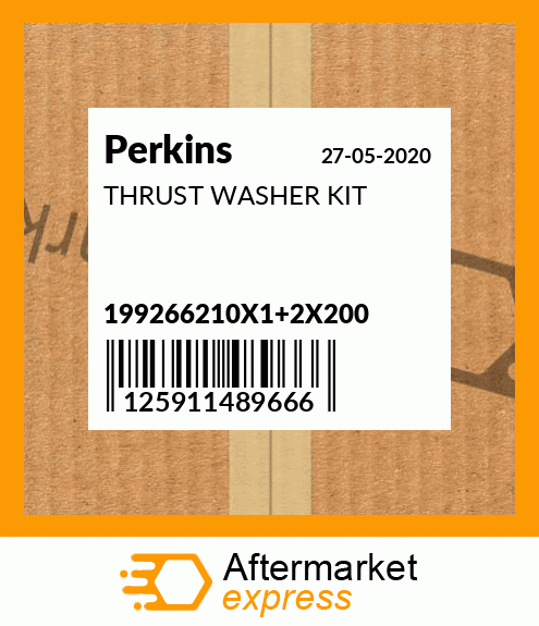 Spare part 199266210X1+2X200 + THRUST WASHER KIT