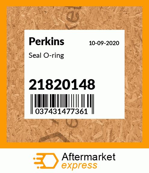 Spare part 21820148 + Seal O-ring