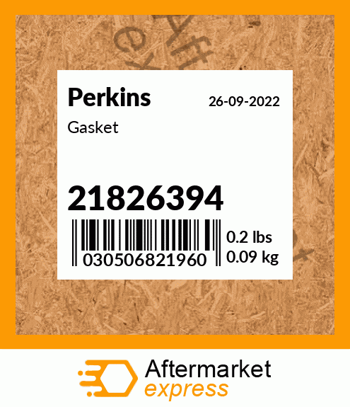 Spare part 21826394 + Gasket