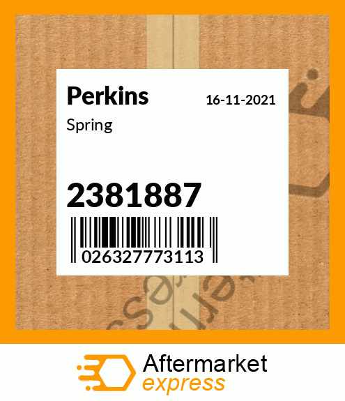 Spare part 2381887 + Spring