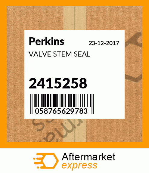 Spare part 2415258 + VALVE STEM SEAL