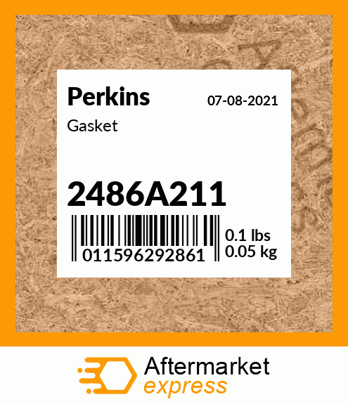 Spare part 2486A211 + Gasket