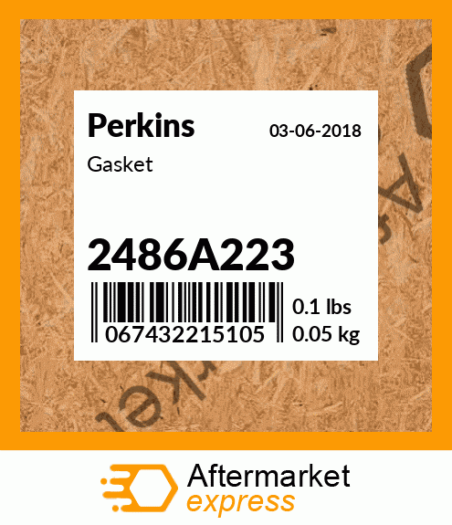 Spare part 2486A223 + Gasket