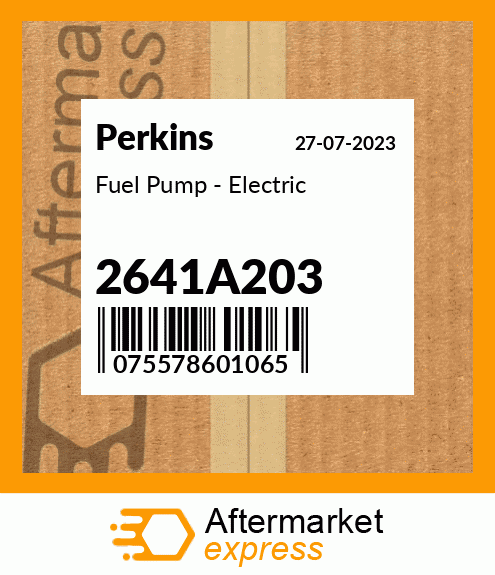 Spare part 2641A203 + Fuel Pump - Electric