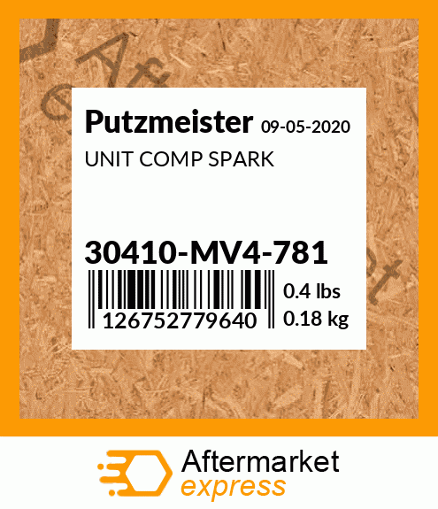 Spare part 30410-MV4-781 + UNIT COMP SPARK