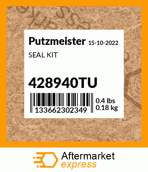 Spare part 428940TU + SEAL KIT