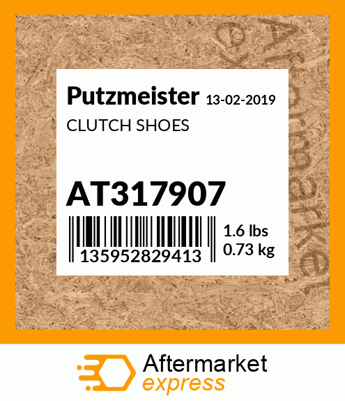 Spare part AT317907 + CLUTCH SHOES