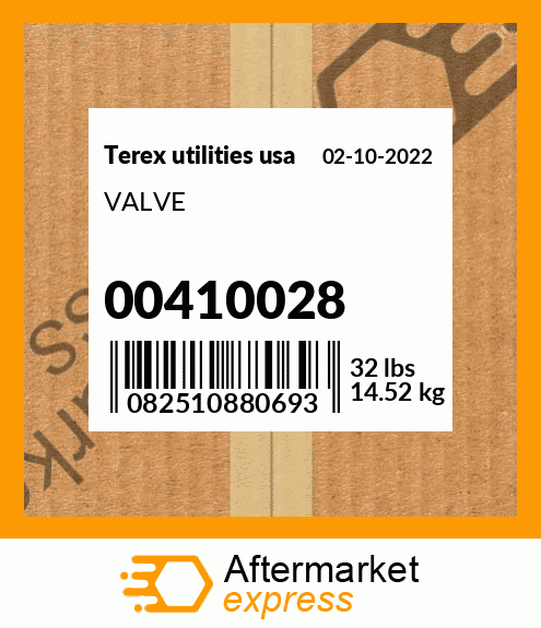 VALVE 00410028