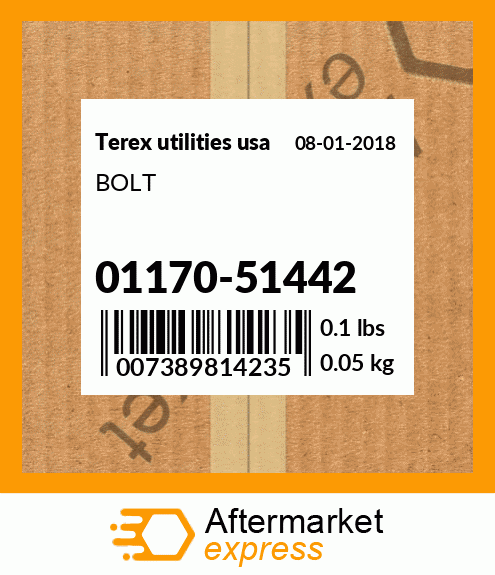 BOLT 01170-51442