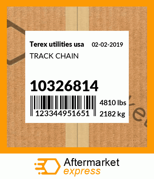 Spare part 10326814 + TRACK CHAIN