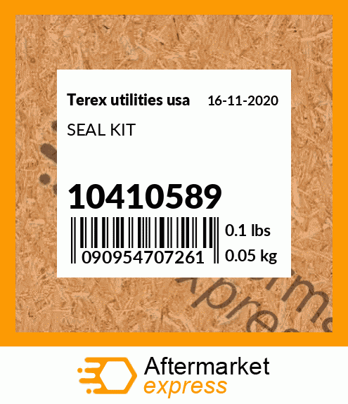 Spare part 10410589 + SEAL KIT