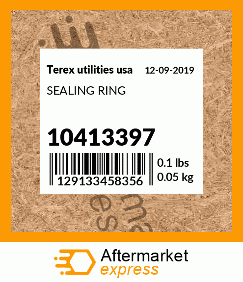 Spare part 10413397 + SEALING RING