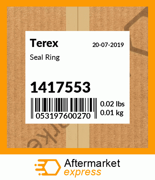 Spare part 1417553 + Seal Ring