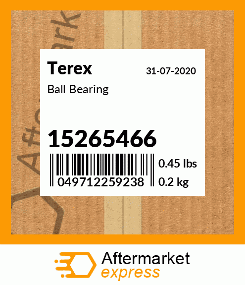 Spare part 15265466 + Ball Bearing