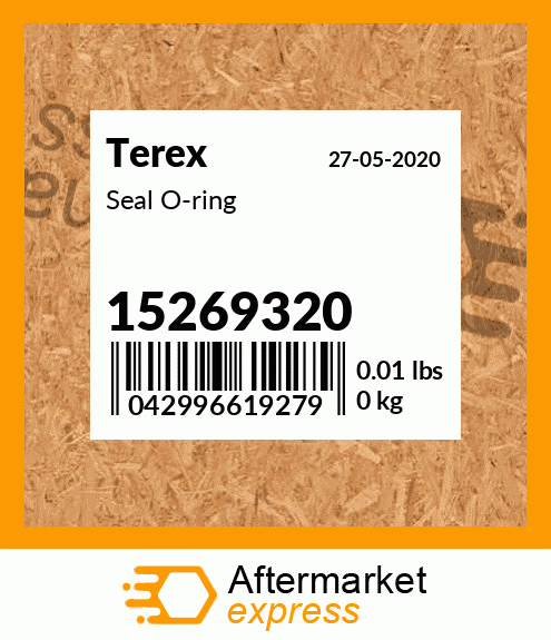 Spare part 15269320 + Seal O-ring