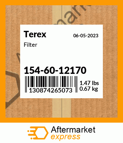 Spare part 154-60-12170 + Filter