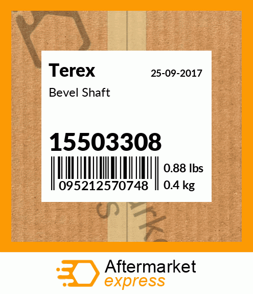 Spare part 15503308 + Bevel Shaft