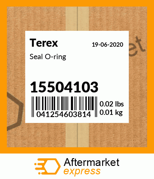 Spare part 15504103 + Seal O-ring