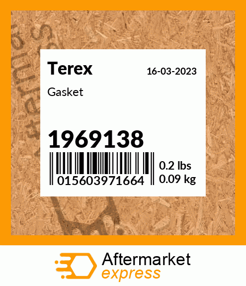 Spare part 1969138 + Gasket