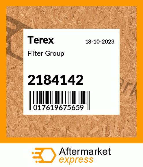 Spare part 2184142 + Filter Group