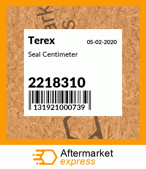 Spare part 2218310 + Seal Centimeter