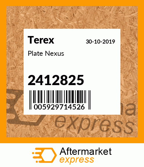 Spare part 2412825 + Plate Nexus