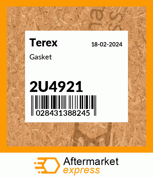 Spare part 2U4921 + Gasket