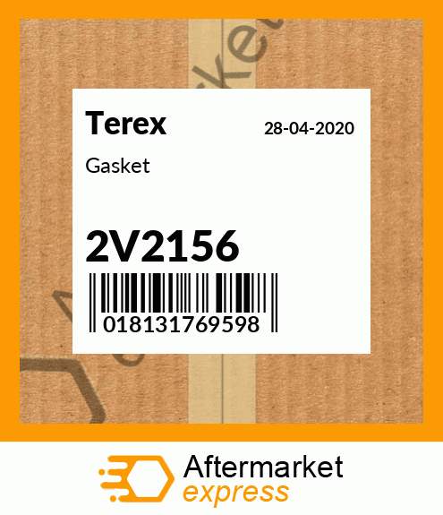 Spare part 2V2156 + Gasket