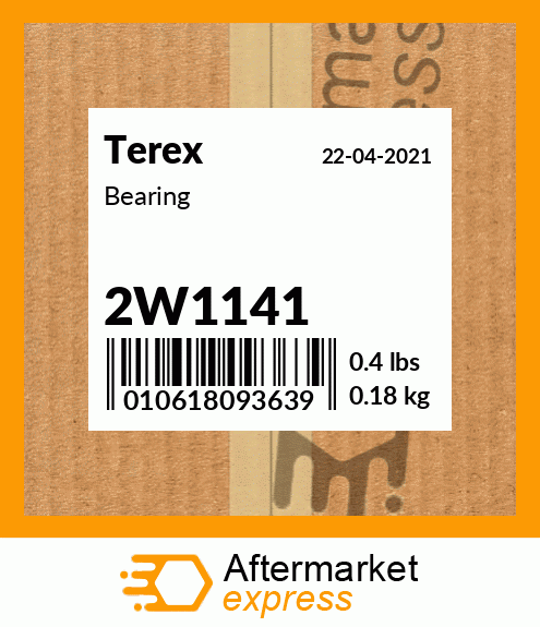 Spare part 2W1141 + Bearing