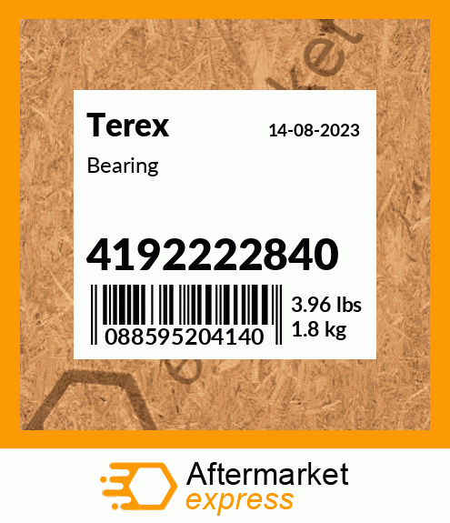 Spare part 4192222840 + Bearing