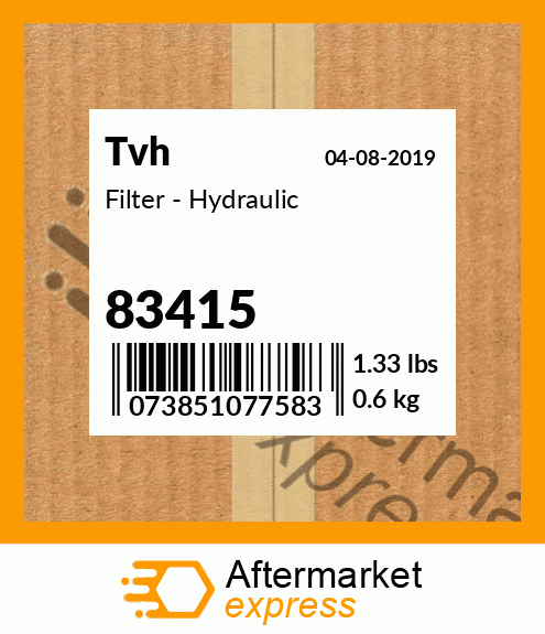 Filter - Hydraulic 83415