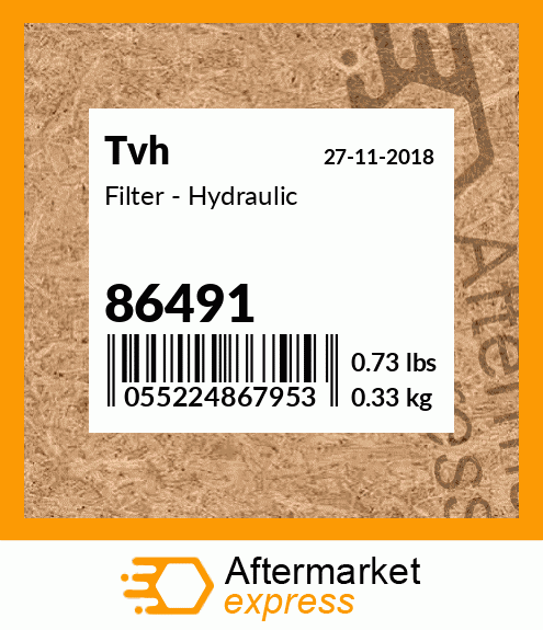 Filter - Hydraulic 86491
