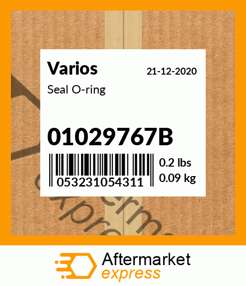 Seal O-ring 01029767B