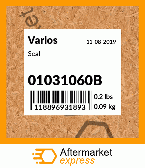 Seal 01031060B