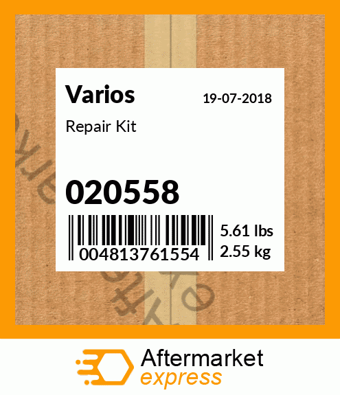 Spare part 020558 + Repair Kit