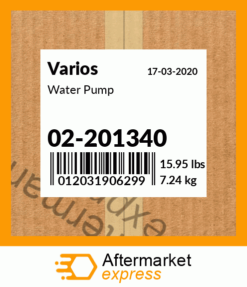 Spare part 02-201340 + Water Pump